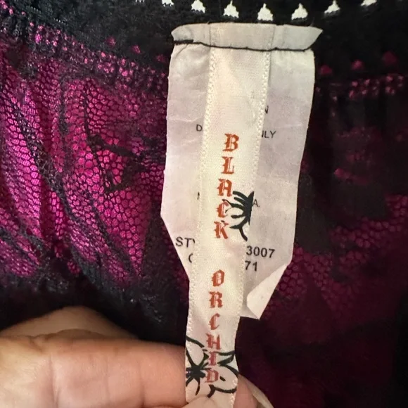 Black Orchid stunning MIDI party dress L - Picture 4 of 6